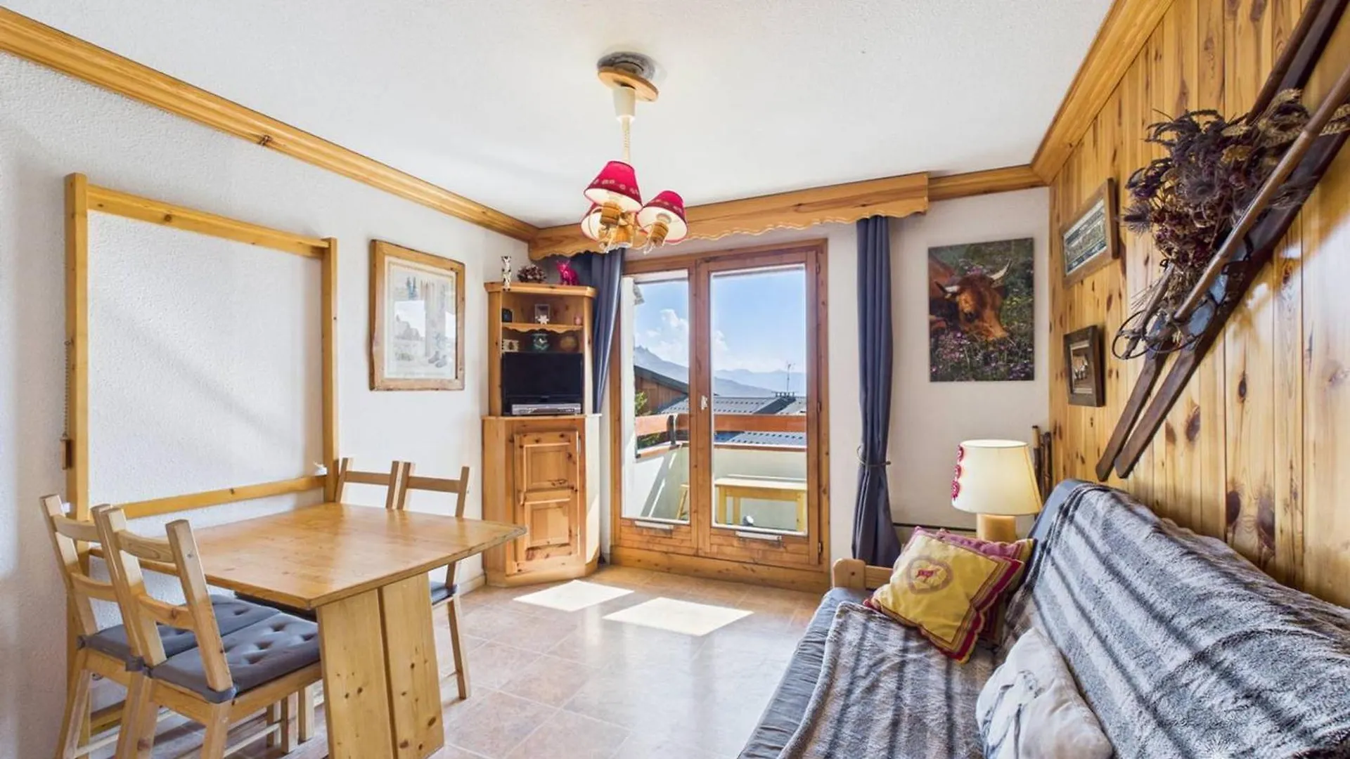 Апартаменты Studio Cabine 4/5 Pers Avec Parking, Au Pied Des Pistes De La Rosiere - Fr-1-398-658 Монвалезан